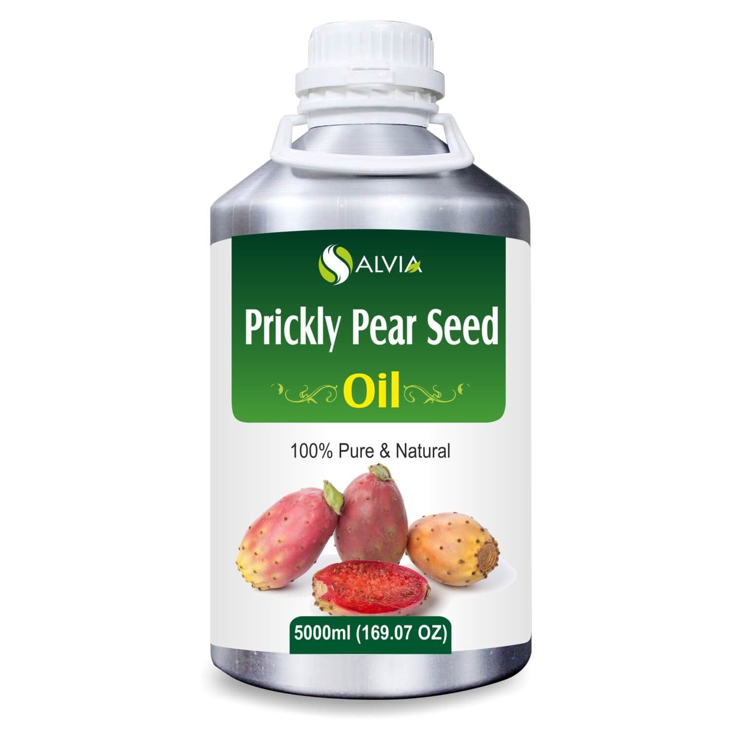 Salvia Natural Carrier Oils 5000ml Prickly Pear Seed Oil (Opuntia Ficus-Indica) Natural Pure Carrier Oil